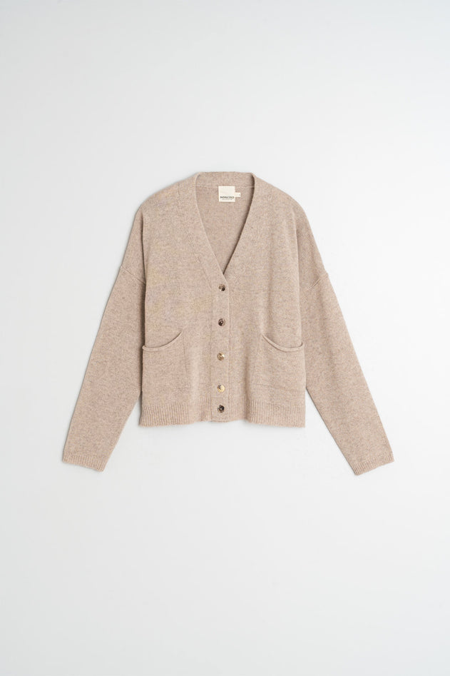 Corduroy Carrot Pants Beige