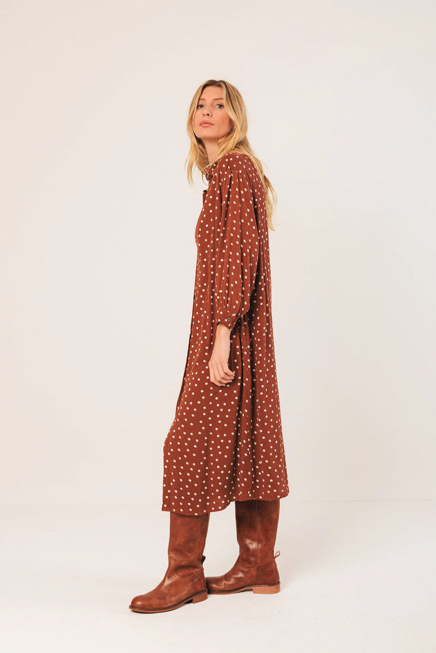 Oversize Shirt Dress Terracotta