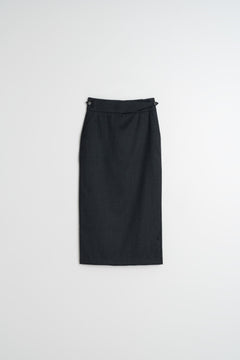 Midi Pencil Skirt Black