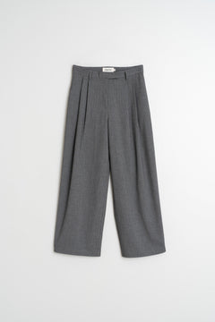 Tailored Pleated Pants Marengo