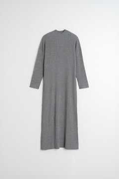 Wide Cable Knit Dress Grey