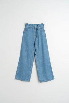 Denim Lyocell Pants Blue