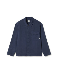 Walpole Overshirt Navy Blue - IVALO.COM