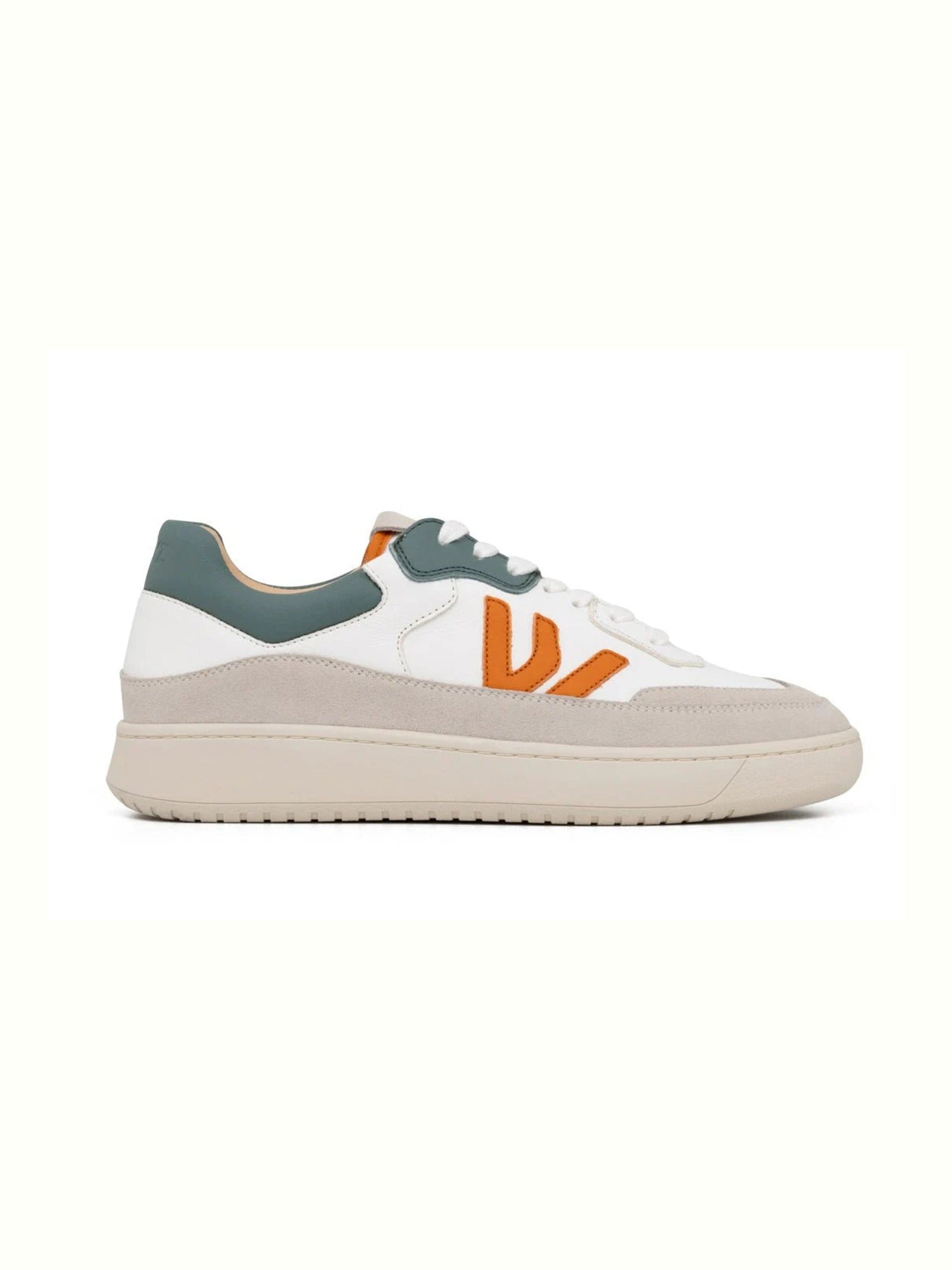 Misfit Sneakers White Green Orange