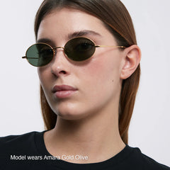 Amara Sunglasses Gold Yellow