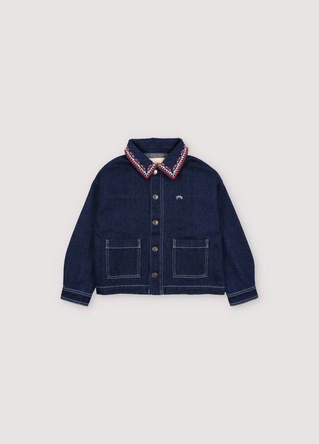 Kids' Sena Denim Overshirt Blue