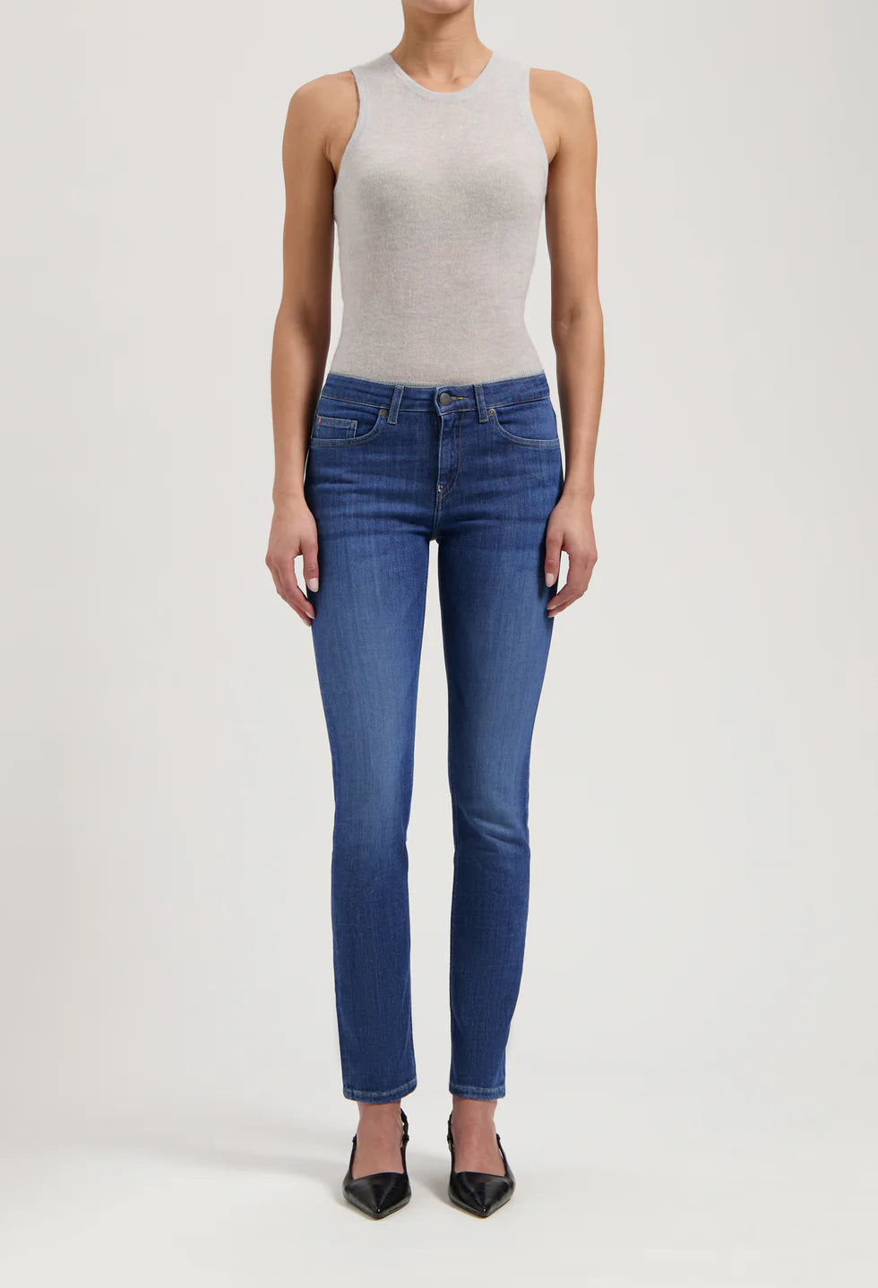 Faye Low Slim Jeans Stone Indigo