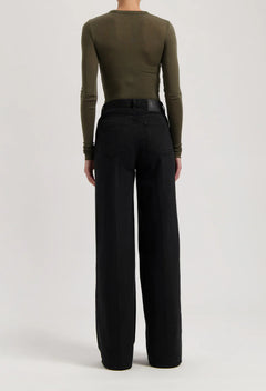 Sara High Loose Jeans Nero Nero