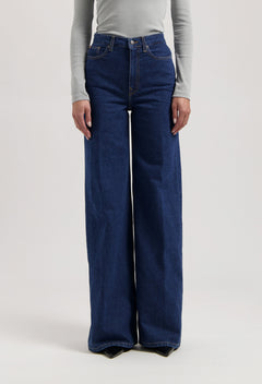 Sara High Loose Jeans Stone Indigo