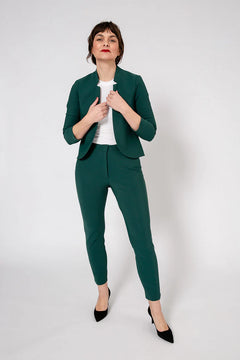 Work Trousers Classic Tight Fit Green