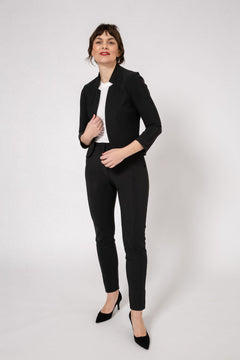 Work Trousers Long Classic Tight Fit Black