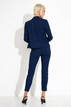 Work Trousers Classic Tight Fit Dark Blue