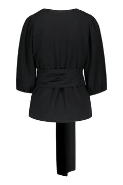 Wrap Blouse Black