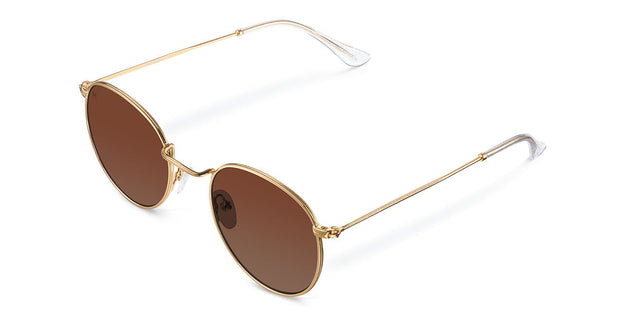 Eyasi Sunglasses Gold Kakao