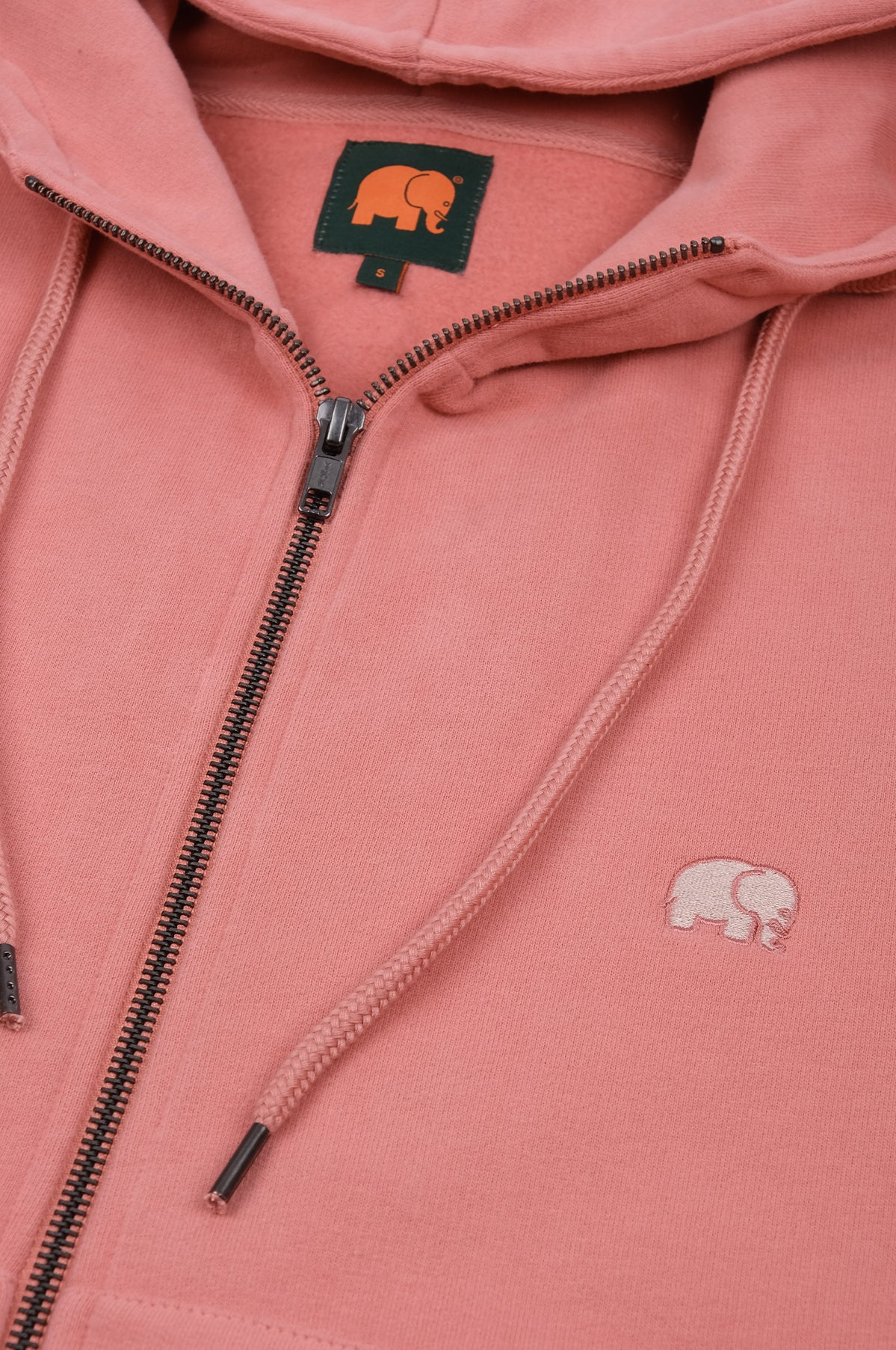 Naisten Essential Luomupuuvilla Vetoketjullinen Huppari Pinkki