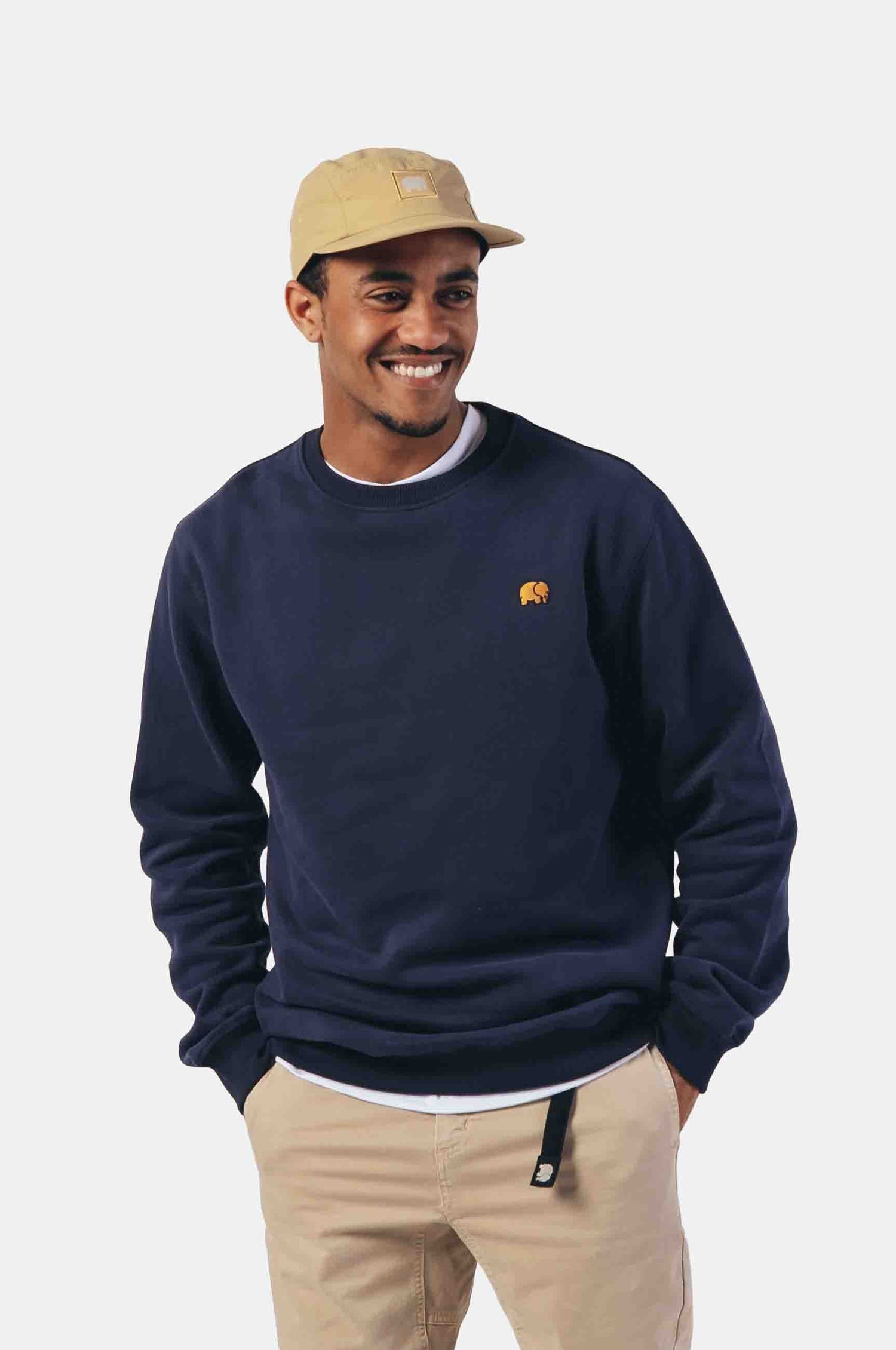 Orgaaninen Essential Collegepaita Trendsplant Sininen