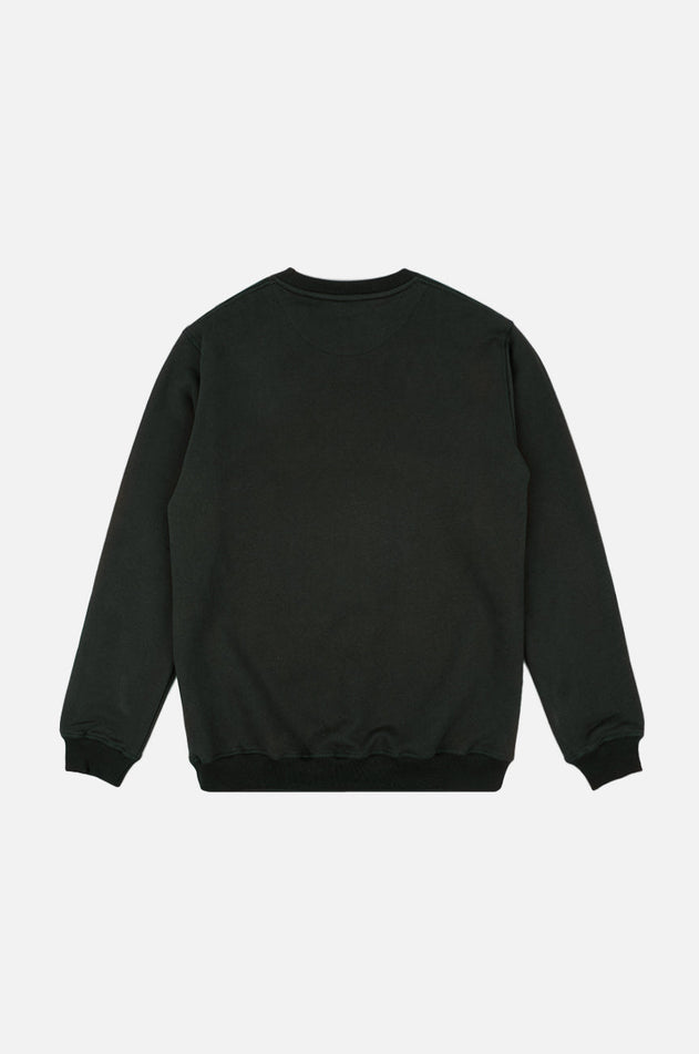 Organic Essential Collegepaita Tummanvihreä