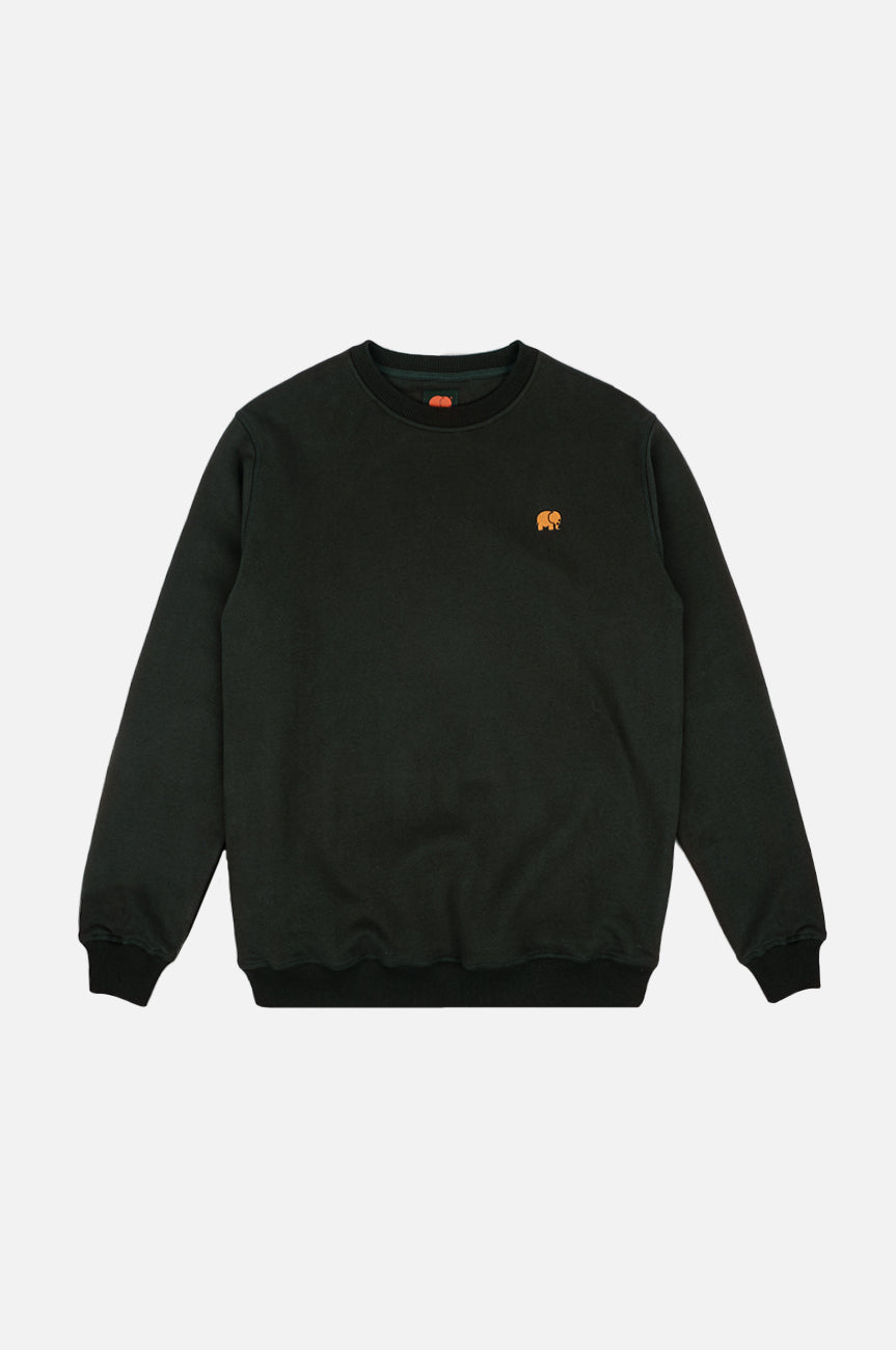 Organic Essential Collegepaita Tummanvihreä