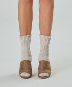 Sveva Merino Wool Blend Ribbed Socks