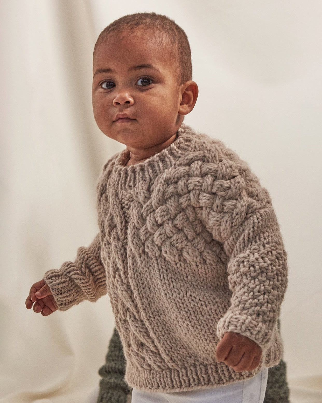 Lasten Heartbreaker Villapaita Beige 