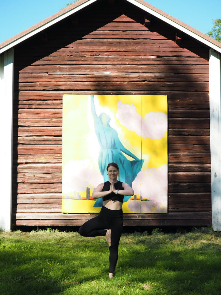 Cecilia Sörensen - Yoga Leggingsit Ruby Punainen