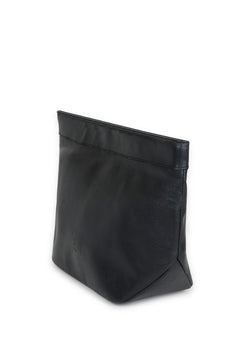 Nahkainen Paper Bag Käsilaukku Musta