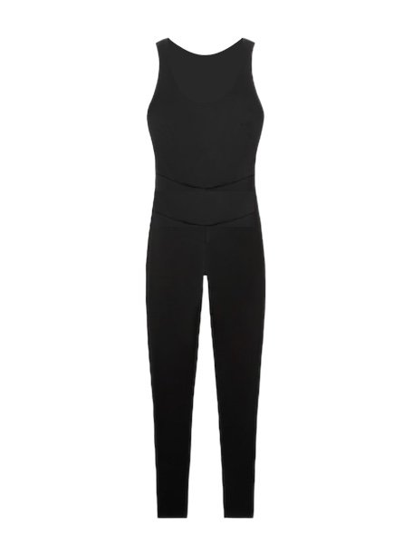 Canya Yoga Jumpsuit Organic Cotton Jersey Black
