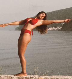 Versatile + Core Bikini Set Geranium Red