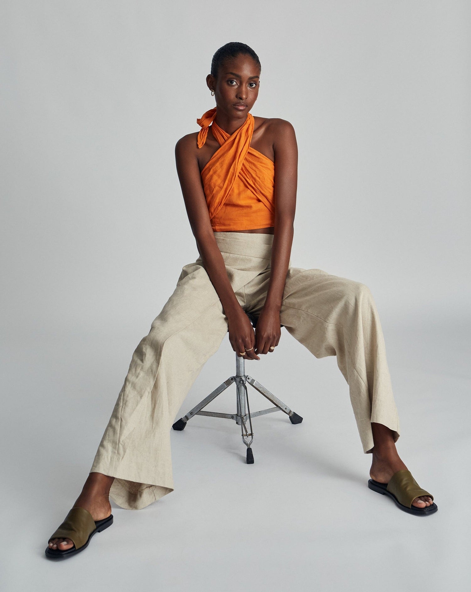 Khaki Strap Sandaalit