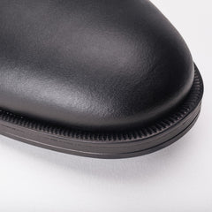 Mikel Vegan Plain Blucher Musta