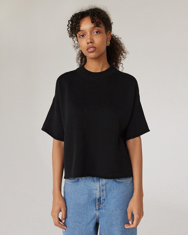 Aistis Cotton T-Shirt Black