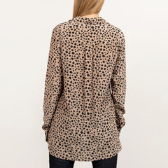 Essential Silk Shirt Dotty Animal Print