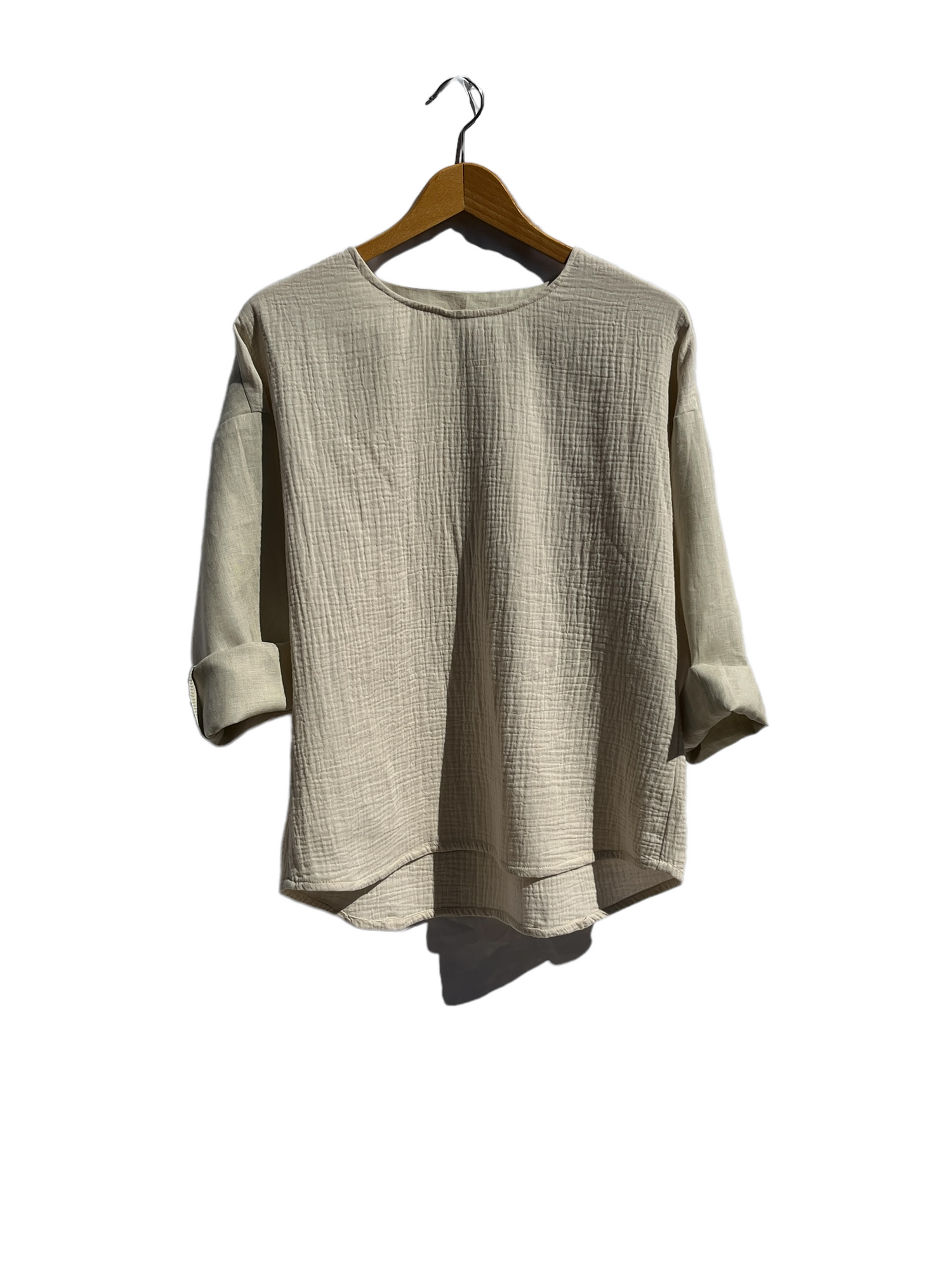 Avena Pellavaharsopusero Beige