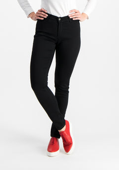 Legging Super Stretch Farkut Musta Satiinipinta