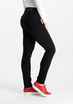 Legging Super Stretch Farkut Musta Satiinipinta