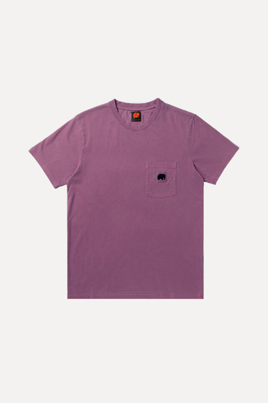 Garza Pigment Dyed T-Shirt Garnacha Red