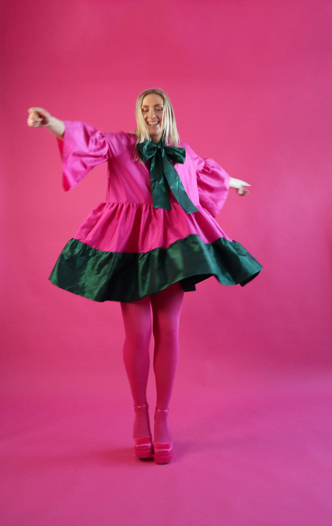 Lush Minimekko Pinkki/Vihreä