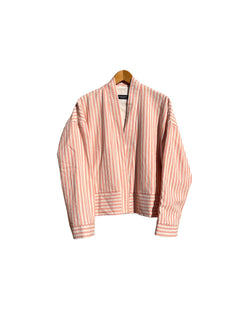 Kimono Takki Valkoinen/Vaalenpunainen