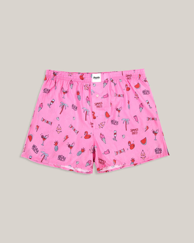 Shell Boxers Pink