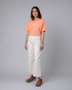 Holidays Oversize Cotton T-Shirt Coral