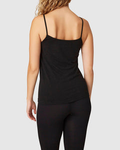 Emmy Cashmere Singlet Black