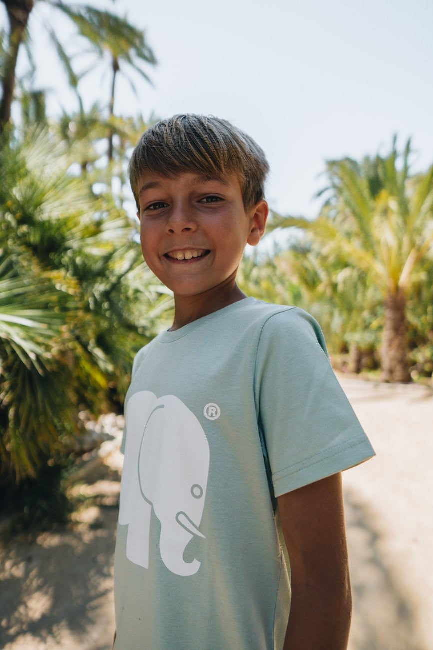 Lasten Orgaaninen Klassinen T-Paita Mintunvihreä