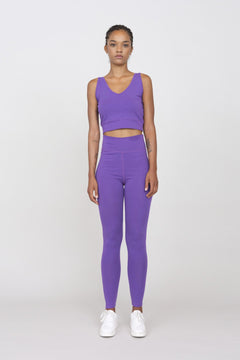 Sporty Set Leggingsit ja Toppi Lila