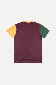 Trendsplant Luomupuuvilla Taskullinen T-Paita Burgundy