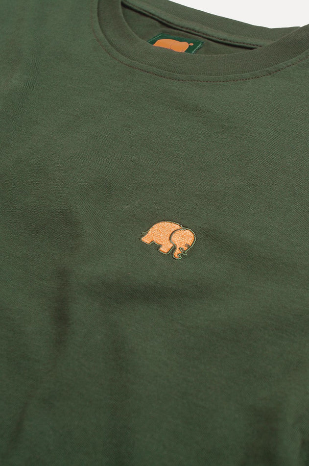 Orgaaninen Essential T-Paita Kombun Vihreä