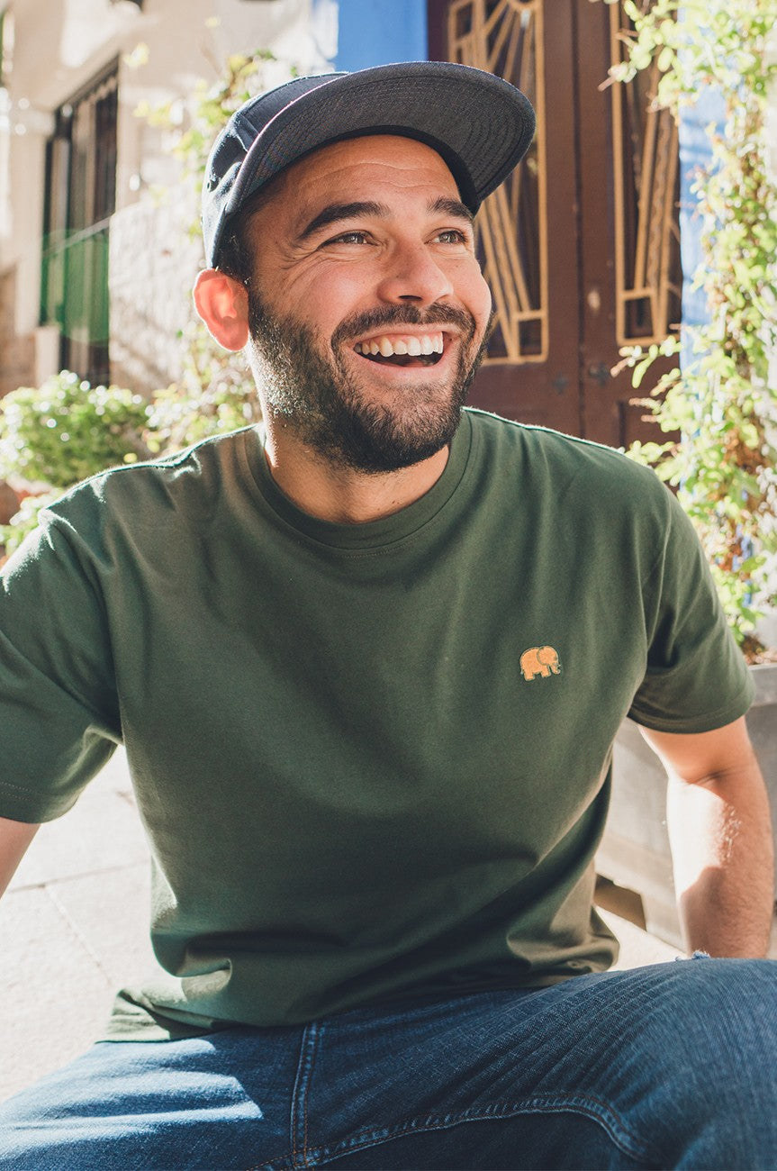 Orgaaninen Essential T-Paita Kombun Vihreä