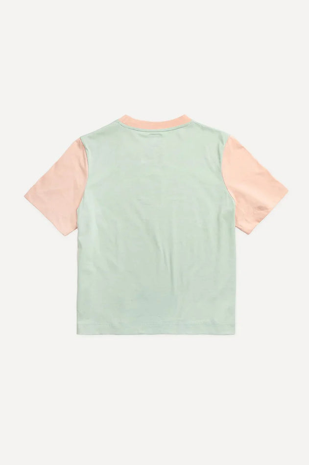 Trendsplant Color Block T-Paita Mintun Vihreä