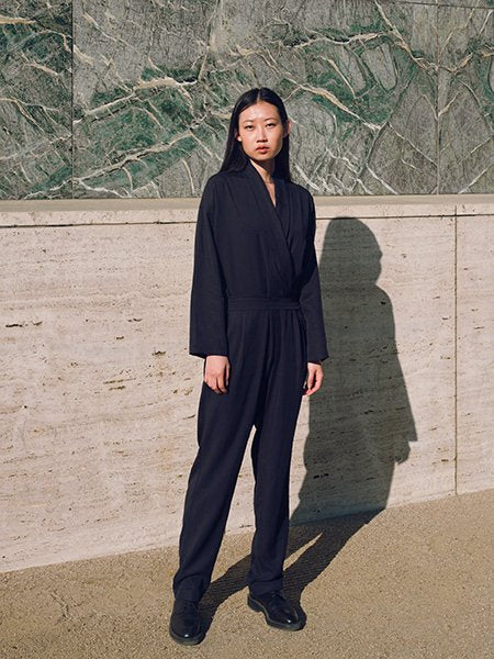 Attalea Jumpsuit Blue Lyocell