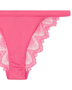 Satiini-Pitsi Bikinitangat Bubblegum Pinkki