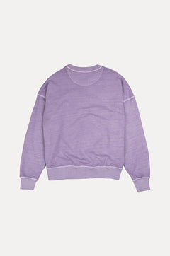 Women's Espliego Pigment Dyed Oversize Sweater Lavender